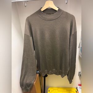 Classic Crewneck Sweater in Taupe